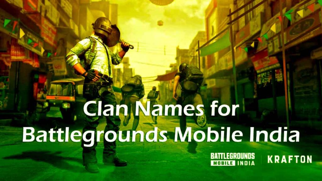 Best Stylish BGMI Clan Names for Battlegrounds Mobile India